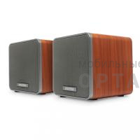 Акустическая система 2.0 Smartbuy CUBES, супер звук, дерево, 6Вт, коричневая (SBA-4700)