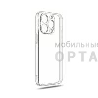Чехол прозрачный силикон в техпаке, iPhone 14 Pro